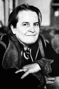 A photograph of Elizabeth Anscombe