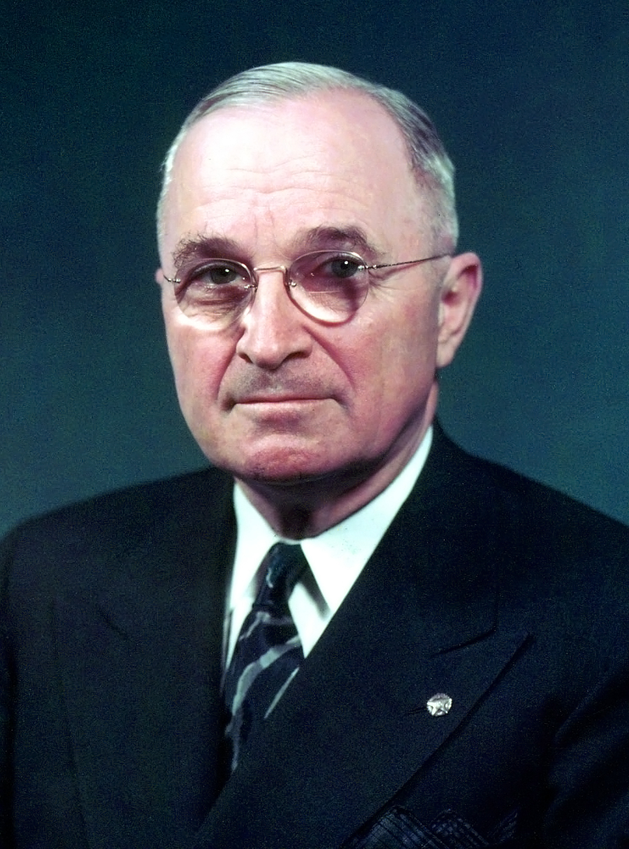 A photograph of Harry S. Truman