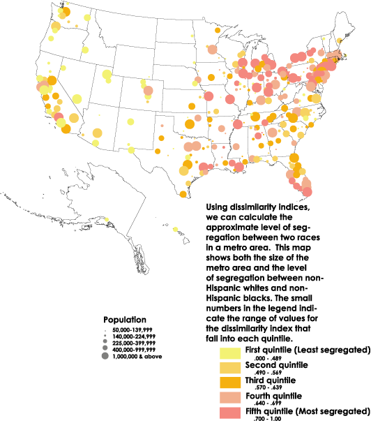 A map of segregation in the U.S.